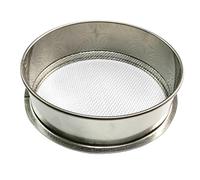 Metal Garden 3mm Fine 8 Mesh Soil Sieve 30cm Round Metal Sifting Pans Gardening Seedling Filter for Rice,Garden Rice Fine Sieve Strainer Small Handheld Soil Sieves Wire Mesh Strainer Tea