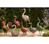 Metal Garden Animal Ornaments: Metal Cockerel Garden Ornament