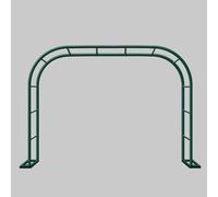 Metal Garden Arch 80-350cm Wide Strong Outdoor Wedding Arch Round Pergola for Climbing Plants & Vines Garden Trellis Green Metal Pergola (L120xW40xH220cm)