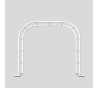 Metal Garden Arch 80-350cm Wide Strong Trellis for Climbing Plants Round Pergola Arbor Outdoor Wedding Arch Green Metal Pergola (L120xW40xH220cm)