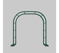 Metal Garden Arch 80350cm Wide Strong Outdoor Pergola for Climbing Vines Round Wedding Arch Garden Trellis Green Color L280xW40xH220cm