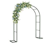 Metal Garden Arch for Climbing Plants - 300x220CM Trellis Frame Stand for Weddings Parties & Flower Support - Arbor Decor for Garden Landscapes