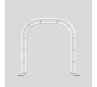 Metal Garden Arch for Climbing Plants 80-350cm Wide Strong Trellis Outdoor Wedding Pergola Round Arbor Green L120xW40xH220cm Garden Décor