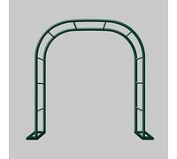Metal Garden Arch for Climbing Plants - Durable Steel Frame with Rose and Flower Arbor 2.4m Wide Perfect for Outdoor Decor and Garden Trellis