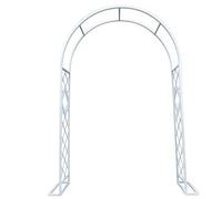 Metal Garden Arch for Climbing Plants Rose Trellis Wedding & Party Decor Available in 140x220cm 220x240cm 280x240cm 300x240cm Black and White Options