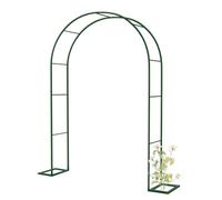 Metal Garden Arch Pergola - Elegant Trellis for Stable Decoration, Perfect for Climbing Roses - Available in Various Widths (Green, 120W x 220H cm)