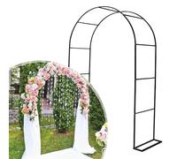 Metal Garden Arch Pergola for Roses - Wedding Decoration, Indoor/Outdoor Trellis, Adjustable Size (L80xW40xH200cm) - Enhance Your Garden Aesthetics