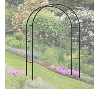 Metal Garden Arch Sturdy Arbors with Removable Base Rose Arch for Flowers Metal Plant Trellis Pergolas Available in 120cm to 350cm Sizes Strong Support for Climbing Plants