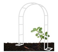 Metal Garden Arch Trellis for Climbing Plants, Outdoor Wedding Decoration, Available in White, Sizes 140x230cm, 180x220cm, 200x220cm - Perfect for Gardens & Events