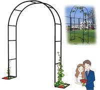 Metal Garden Arch Trellis - Heavy Duty 1.2M 1.4M 1.8M 2.4M 3.5M Wide Weather-Resistant Rose Arches Wedding Archway Frame for Garden Decoration