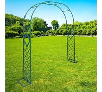 Metal Garden Arch Trellis Pergola for Climbing Plants, Decorative Outdoor Support Structure, Ideal for Gardens and Landscaping, W220 x H230 cm