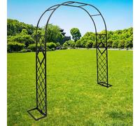Metal Garden Arch Trellis Pergola for Climbing Plants, Decorative Outdoor Support Structure, Ideal for Gardens and Landscaping, W220 x H230 cm
