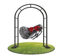 Metal Garden Arch Trellis Sturdy Plant Support for Weddings & Gardens 300x220cm Black Decorative Climbing Frame Outdoor Decorationand Stylish