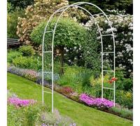 Metal Garden Arch with Removable Base - Sturdy Rose Arches & Flower Stand 120cm to 350cm SizesMetal Plant Trellis for Outdoor Garden Decor & Support