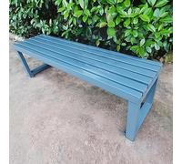 Metal Garden Bench for Outdoor Use 100cm/39.3in Perfect for Parks Patios Picnics and Front Porches - and Stylish Outdoor Seating Solution