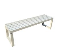 Metal Garden Benches - Durable Outdoor Park Bench for Patio and Porch Seating