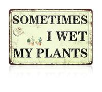 Metal Garden Decor, Funny Garden Plaques Vintage, Wall Art Signs Sometimes