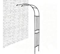 Metal Garden Half-side Arch, Pergola Trellis Climbing Plant Wide Rose