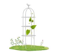 Metal Garden Obelisk, Garden Obelisk Trellis for Climbing Plants Tomato Plant Cage for Support Rose Metal Round Obelisks Birdcage Shape 180x50cm 230x50cm 280x50cm 330x50cm