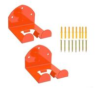 Metal Garden Organizer 2pcs Trimmer Rack Hanger for Garage Storage of Power Tools