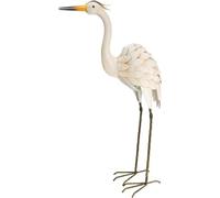 Metal Garden Ornament Tall Outdoor Free Standing Decorative Statue (Crane)