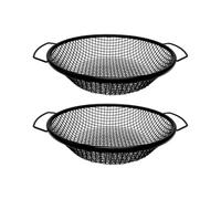 Metal Garden Sifter Set 30cm/11.8in Round Soil Screen with Side Handles for Compost Mixing and Debris Separation Compost Shaker Dirt Separator Planting Soil Cleaner