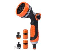 Metal Garden Sprayer - High Pressure Hose Nozzle, Adjustable Sprayer | High Performance for Various Outdoor Tasks, Cleaning and Care of Garden, Lawns, Pet Washing