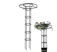 Metal Garden Trellis - Umbrella Tower Plant Support, Rustproof Coated for Climbing Vines, Tomatoes and Outdoor Use