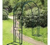 Metal GardenTrellisRustproof Wedding & Plant Support Multiple Sizes (1.4m to 3.4m Wide) for Climbing Roses Outdoor Decor