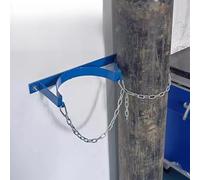 Metal Gas Cylinder Holder Wall Mount Bracket with Screws Safety Chain 35cm-65cm 1-5 Pcs(2pcs,L-65cm(25 5/8"))