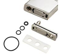 Metal Gasket Seal Kit for Zippo Lighters, Seal for Insert, Anti-Evaporation Fuel Leak Prevention with Nitrile Rubber Rings, Absorbent Cotton & Flint Storage, Insert Replacement Parts