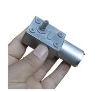 Metal Gear 370 Large Torque electronic starter Self-locking Turbine Worm Nylon Noise Reduction Tooth 6mm D-axis DC12v 24rpm 0.1A Geared electronic starter IINKUEYK