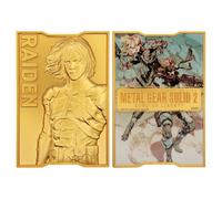 Metal Gear Solid 2 24k Gold Plated Raiden Ingot