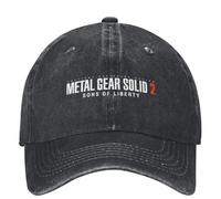 Metal Gear Solid 2 Sons of Liberty Baseball Caps Merch for Men Women Vintage Distressed Washed Hats Sun Cap Adjustable