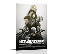 Metal Gear Solid Canvas Wall Art Living Modern Family Bedroom Music Movie Cartoon Poster 08x12inch(20x30cm) Frame-style
