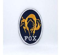 Metal Gear Solid Kojima Foxhound Fox Hound Iron on Sew on Embroidered Patch - White Border