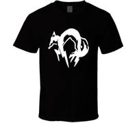 Metal Gear Solid Kojima T-Shirt Graphic Top Printed Tee Shirt for Mens Black