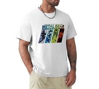 Metal Gear Solid Reunion Student Cosplay Base Comfortable T-Shirt White S