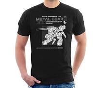 Metal Gear Solid Rex Owners Workshop Manual Men's T-Shirt Black