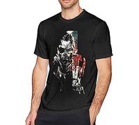 Metal Gear Solid T Shirt Metal Gear Solid V T-Shirt Streetwear Awesome Tee Shirt Short-Sleeve Men 100% Cotton Tshirt Blacks Size 3XL