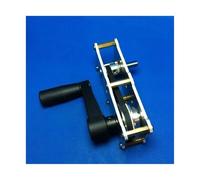 Metal Gearbox with Crank Handle Synchronous Pulley Wheel 8mm Shaft Reducer Speed Booster Direction Modifier (1:1 Ratio) Ideal for Robotics & Projects