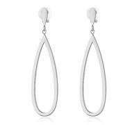 Metal Geometric Clip On Drop Earrings for Women Gold Black Silver Non Piercing Dangle Earrings Rectangle Triangle Bar Circle Waterdrop Ellipse Clip Earrings, Stainless Steel, No Gemstone