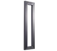 Metal Glass Door Handles, Easy to Install, Double Sided Design for Interior and Exterior Doors, Contemporary Style for Shower, Basement, and Patio