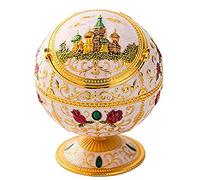 Metal Globe Ashtray Windproof Ashtray with Lids Portable Cigarette Ashtray Hand Stamped Pattern Ball Ashtray for Outdoors Indoors Home Hotel,Nice Gift