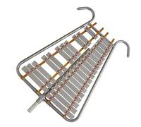 Metal Glockenspiel Percussion Instrument 27-tone Aluminum Plate Practical And Crisp Sound Quality Glockenspiel Percussion Instrument