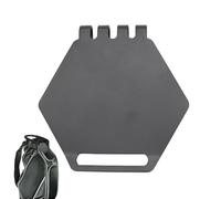 Metal Golf Bag Landing Pad - Steel Magnetic Clamp Tool, Heavy Duty Clip Mount | Secure Grip Carry Strap Harness, Utility Component Adapter Designed for Cart Hook Attachment, Field Travel