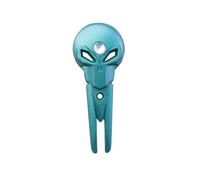Metal Golf Turf Care Fork for Pressed Greens, Two-Prong Skull Profile with Compact Handheld Carry for Players Daily Golf Divot Fork Green Care Two Prong Turf Skull Compact Carry Course Green Golfers