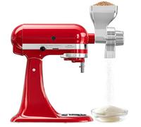 Metal Grain Mill Attachment for KitchenAid Stand Mixer, 12 Gear Adjustable Flour Mill Grain for Kitchenaid, Fit for Wheat, Corn, Oats, Nut