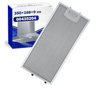 Metal Grease Filter for Cooker Hood 350x168x9 mm with Original Code 00435204 for Bosch for Balay for Constructa for Siemens for Neff - MONTERAL