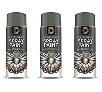Metal Grey Metallic Finish Multipurpose Aerosol Spray Paint 400ml (3)